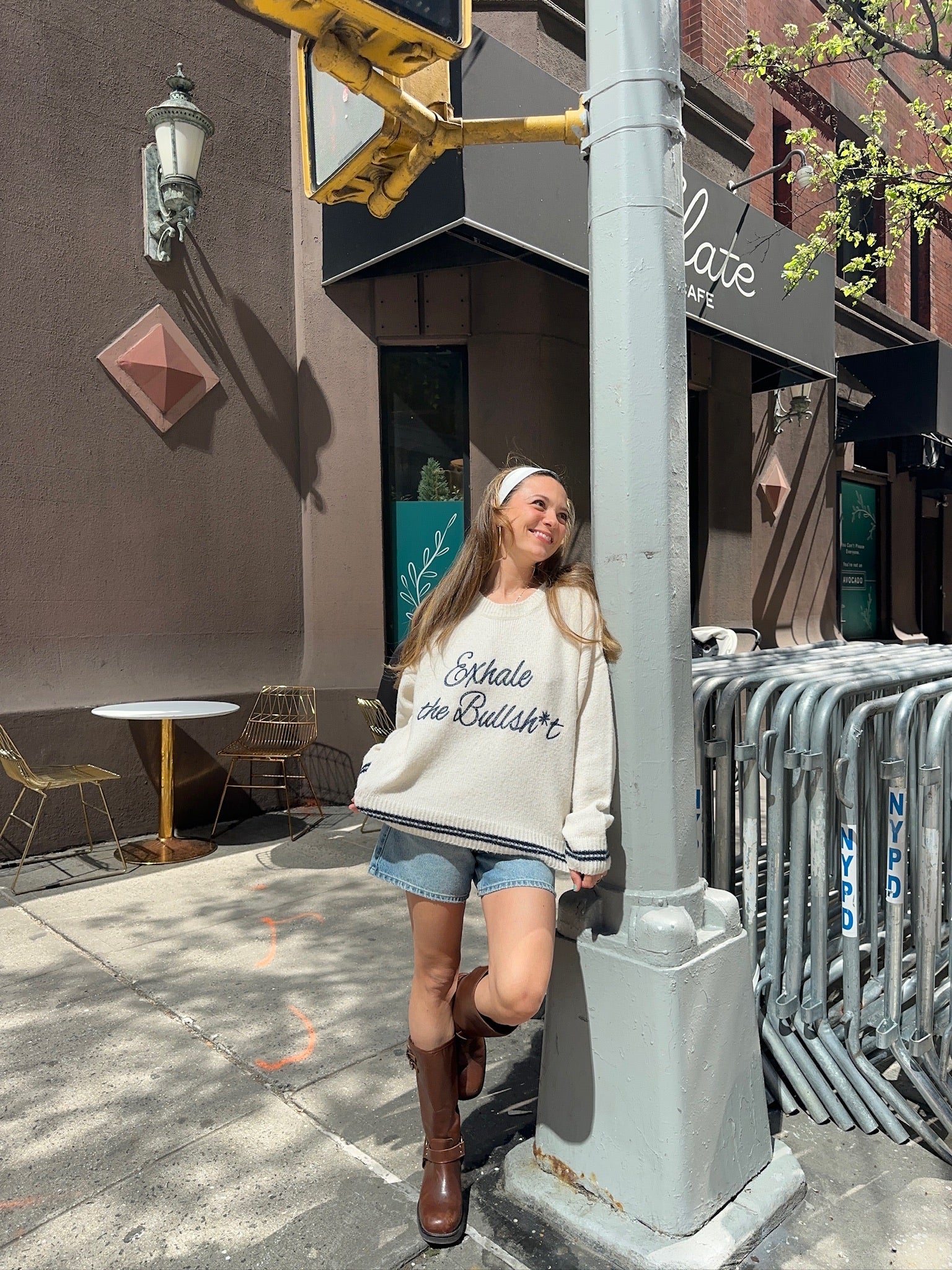 Exhale The Bullsh*t Sweater