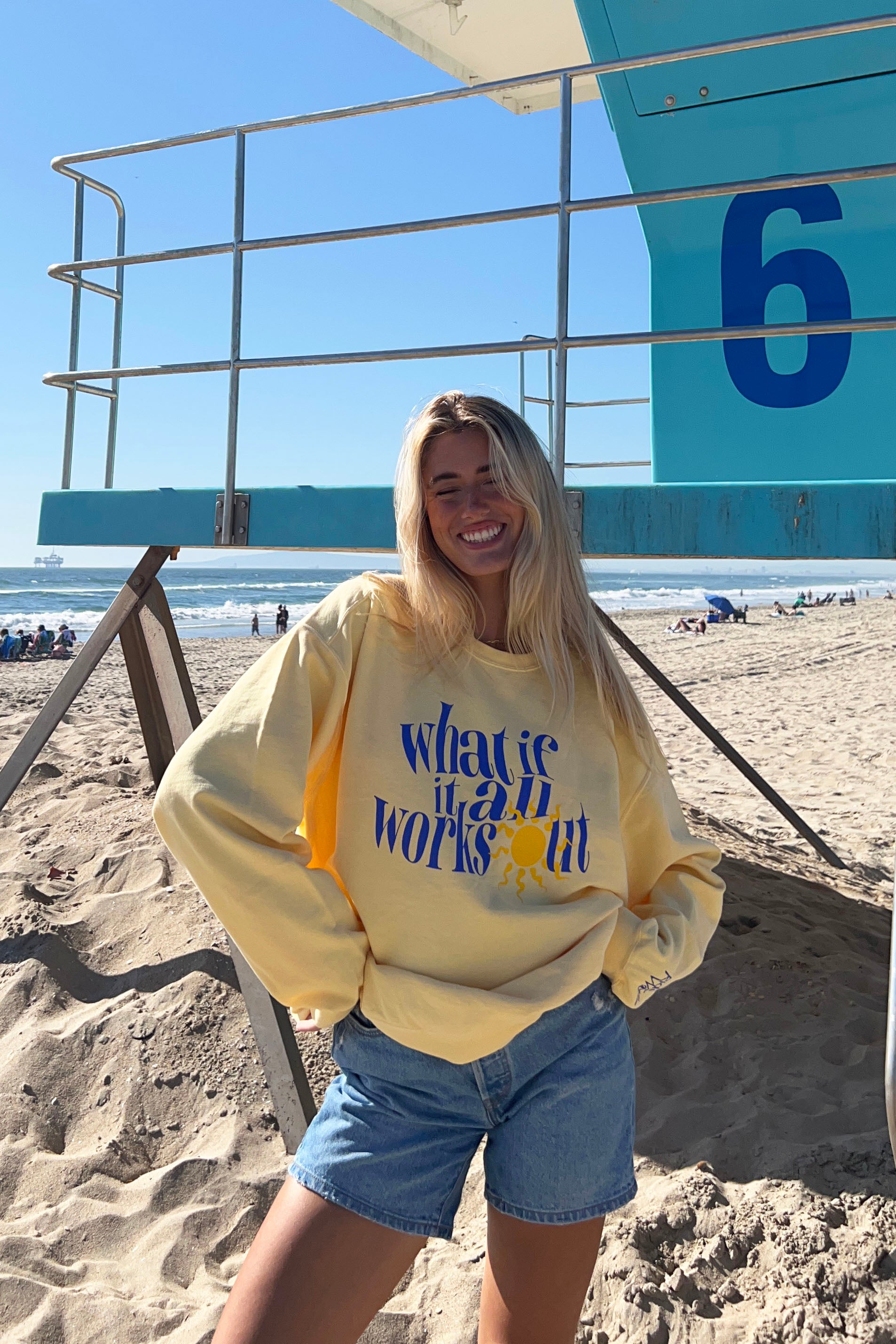What If Sweatshirt in Yellow